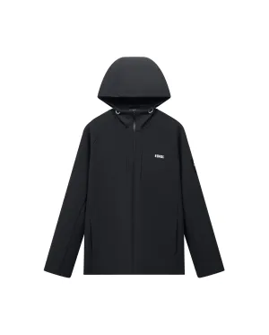 109975-008 | MEN'S K-SWISS LOGO HOODED JACKET | BLACK