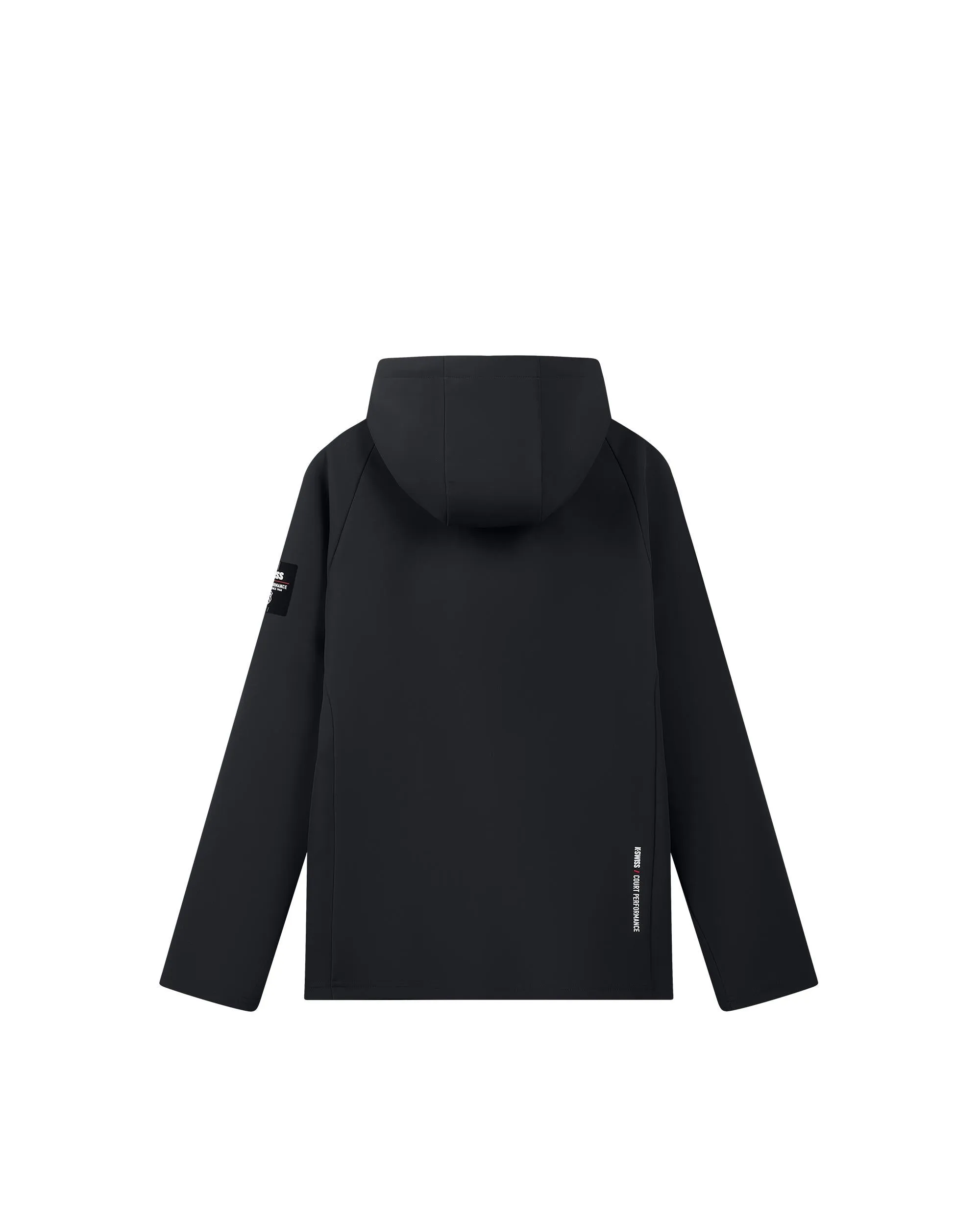 109975-008 | MEN'S K-SWISS LOGO HOODED JACKET | BLACK