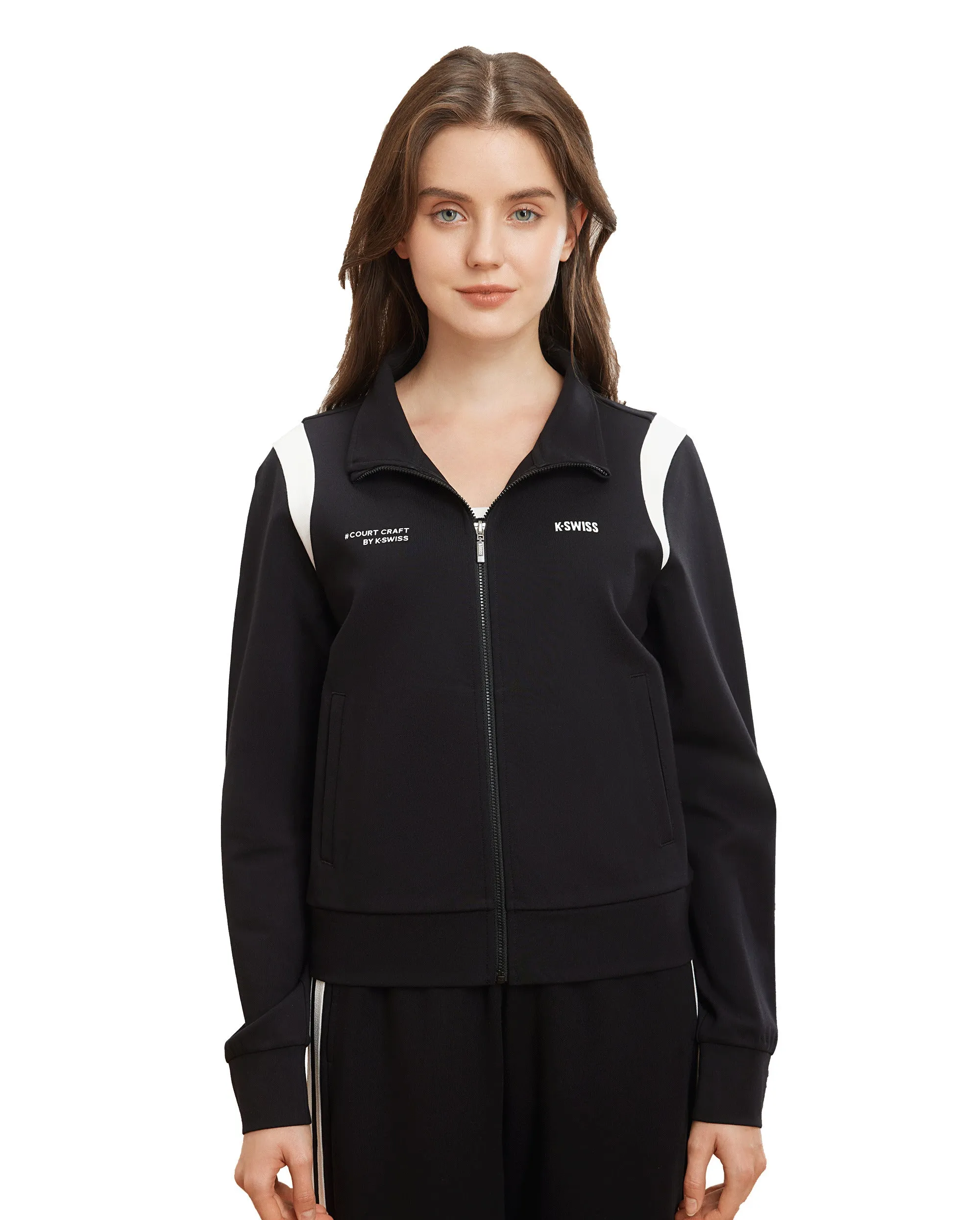 199914-008 | WOMEN'S LOGO COLOR BLOCK JACKET | BLACK