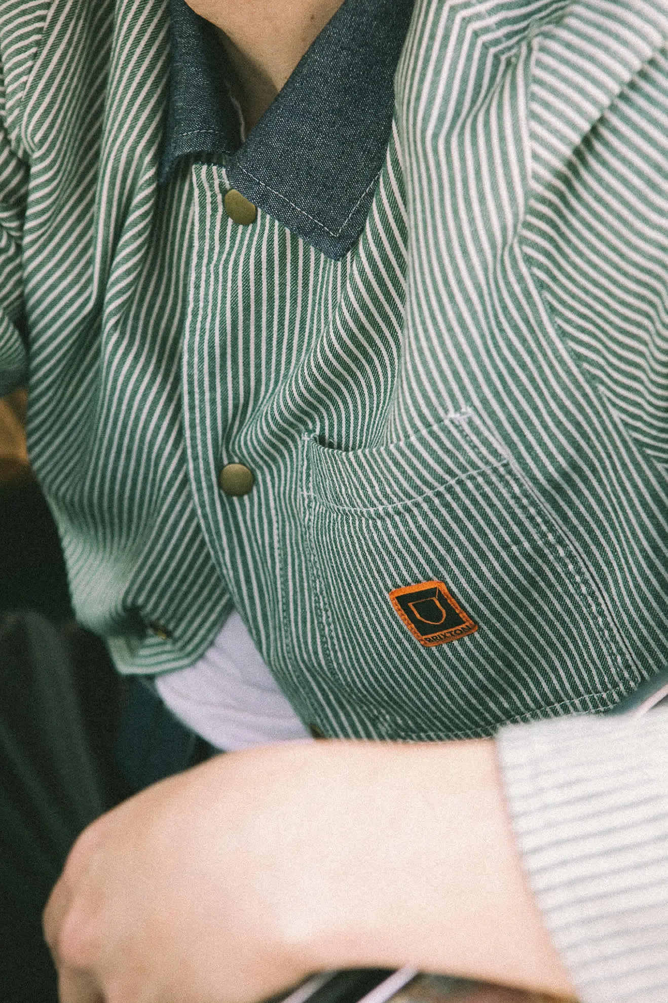 Assembly Reversible Chore Jacket - Indigo/Pine Needle/Whitecap