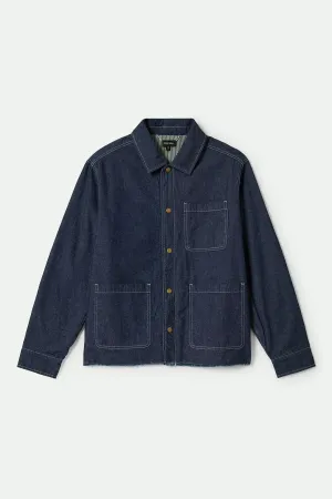 Assembly Reversible Chore Jacket - Indigo/Pine Needle/Whitecap