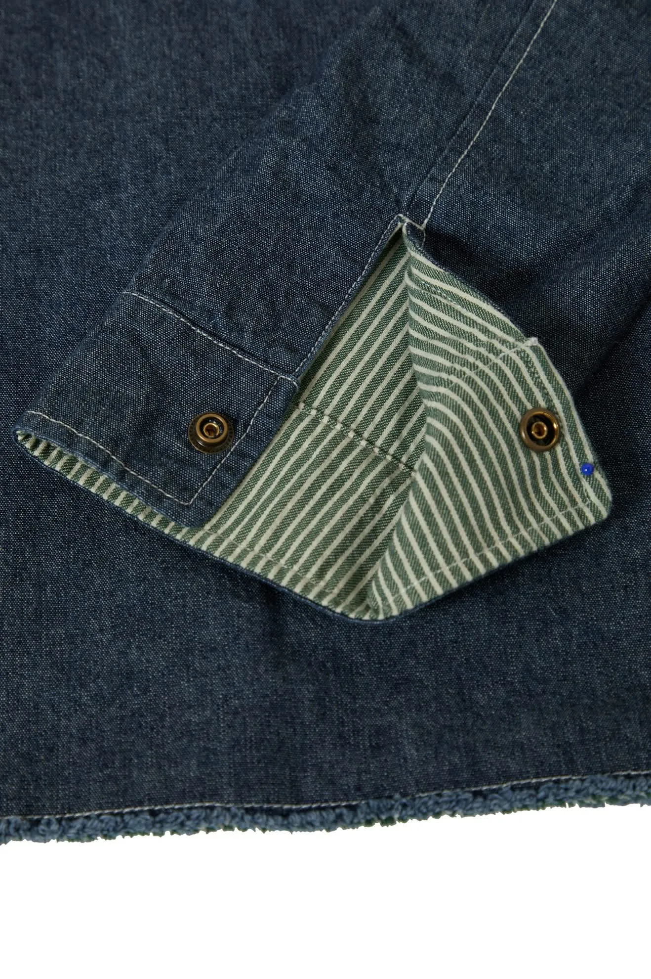 Assembly Reversible Chore Jacket - Indigo/Pine Needle/Whitecap