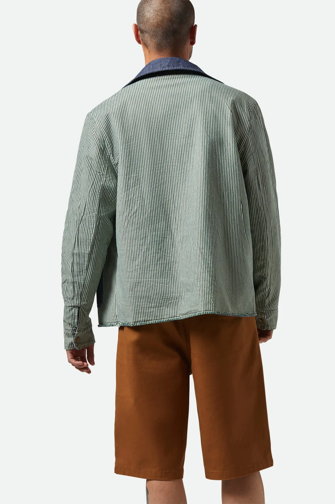 Assembly Reversible Chore Jacket - Indigo/Pine Needle/Whitecap
