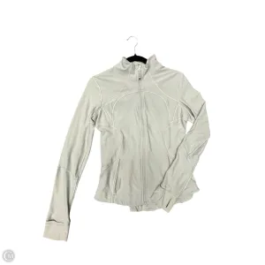 Athletic Jacket By Lululemon In Grey, Size: M
