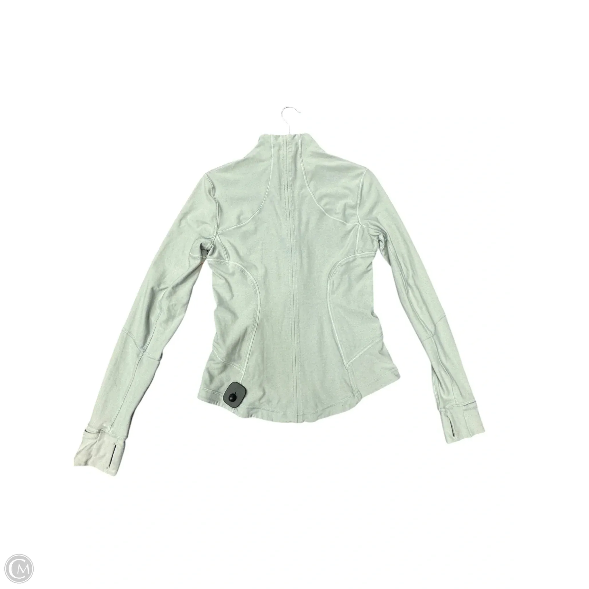Athletic Jacket By Lululemon In Grey, Size: M