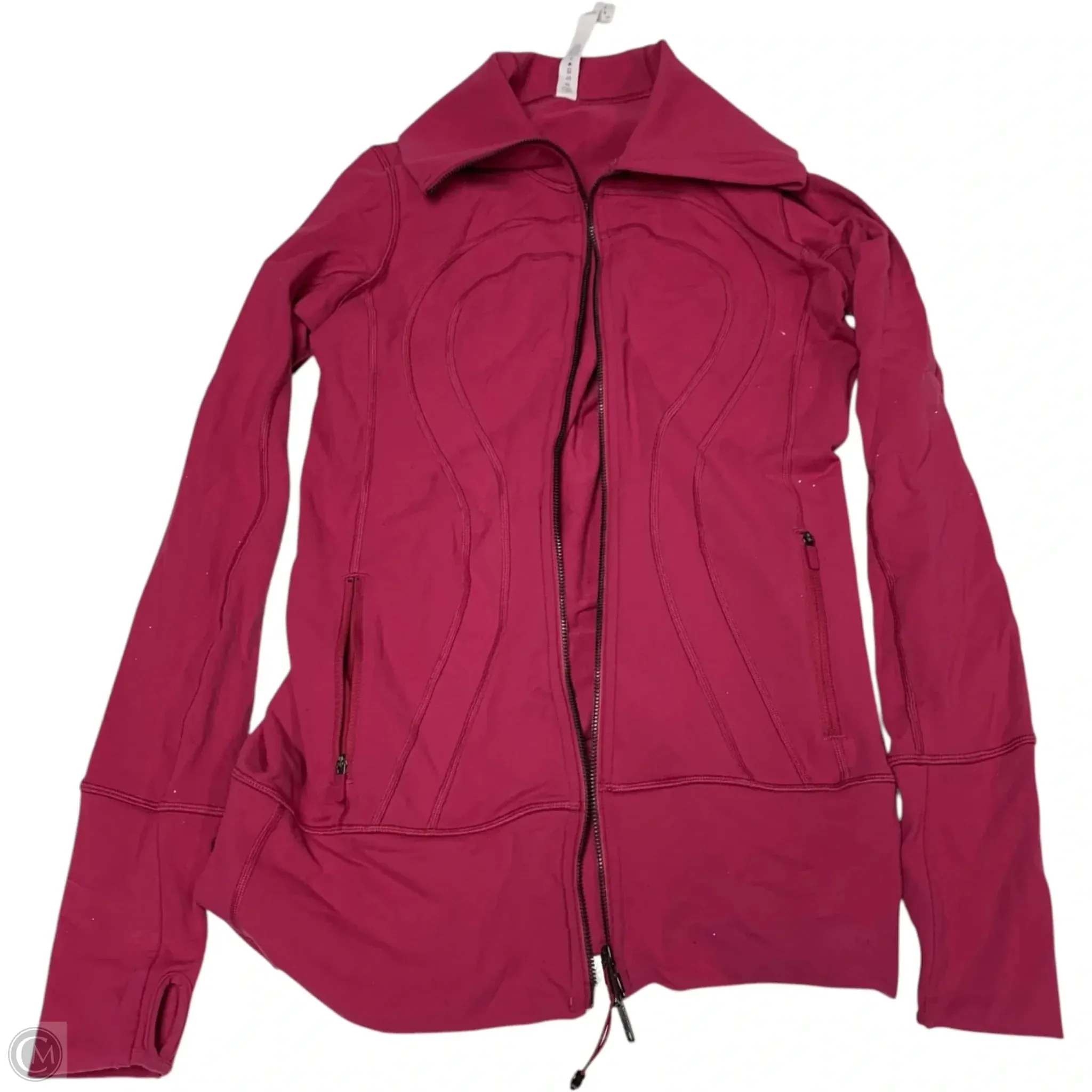 Athletic Jacket By Lululemon In Pink, Size: S