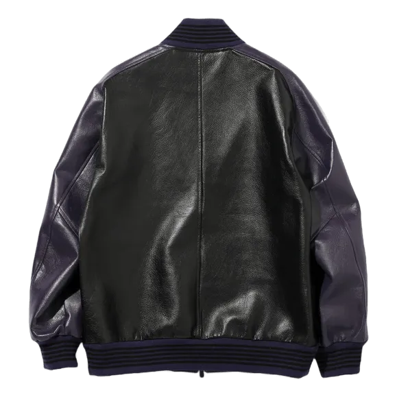 Award Jacket - Cowhide Lthr. Purple