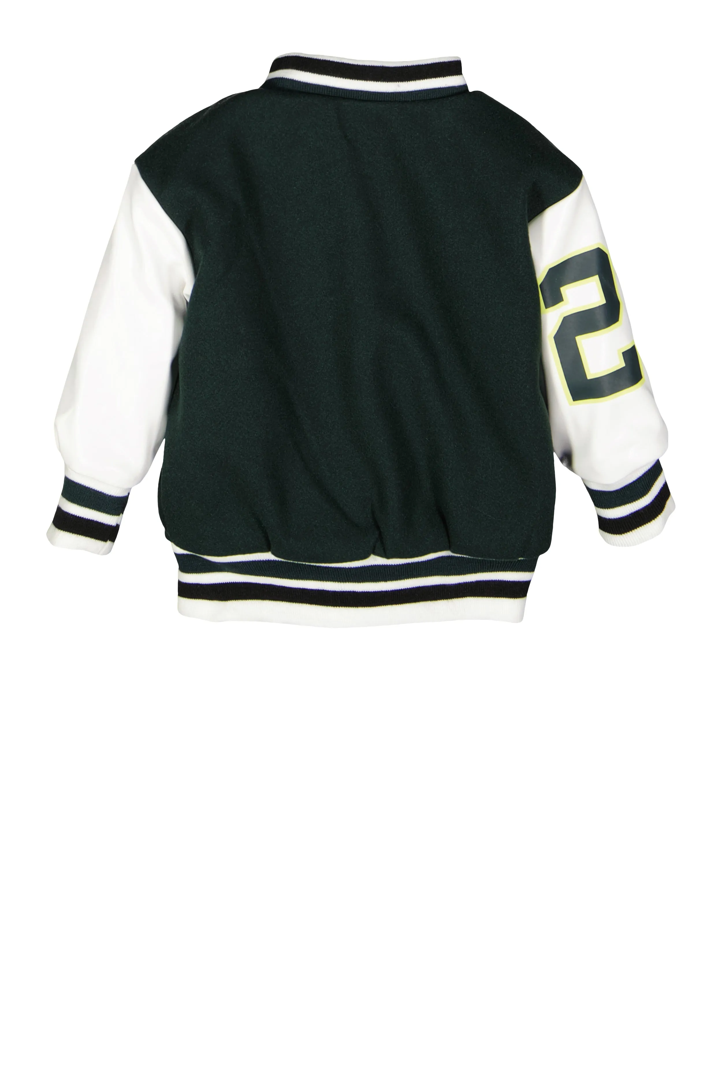 Baby Boys 0-9M Goat Chenille Patch Varsity Jacket