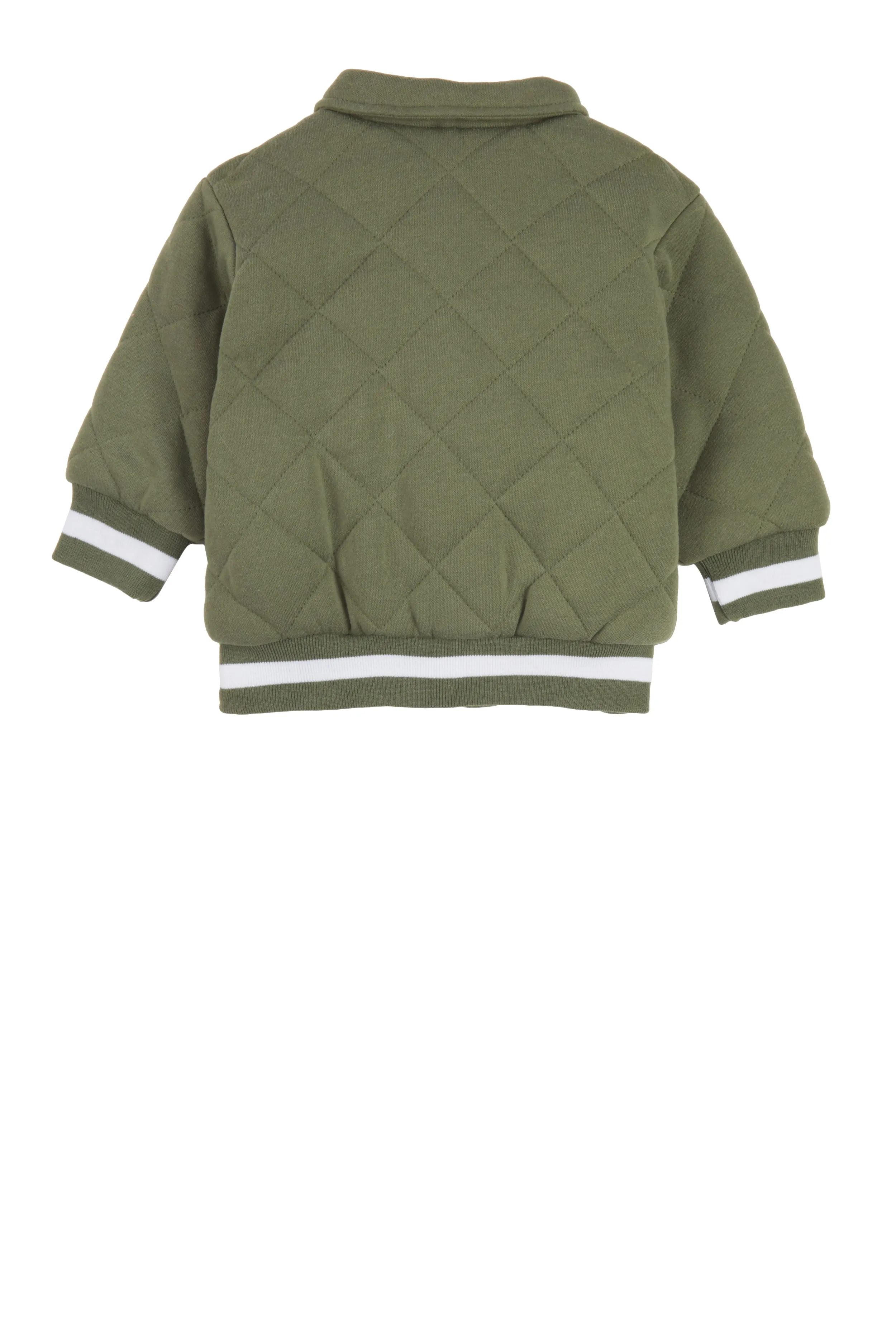 Baby Boys 12-24M Chenille Patch Quilted Letterman Jacket