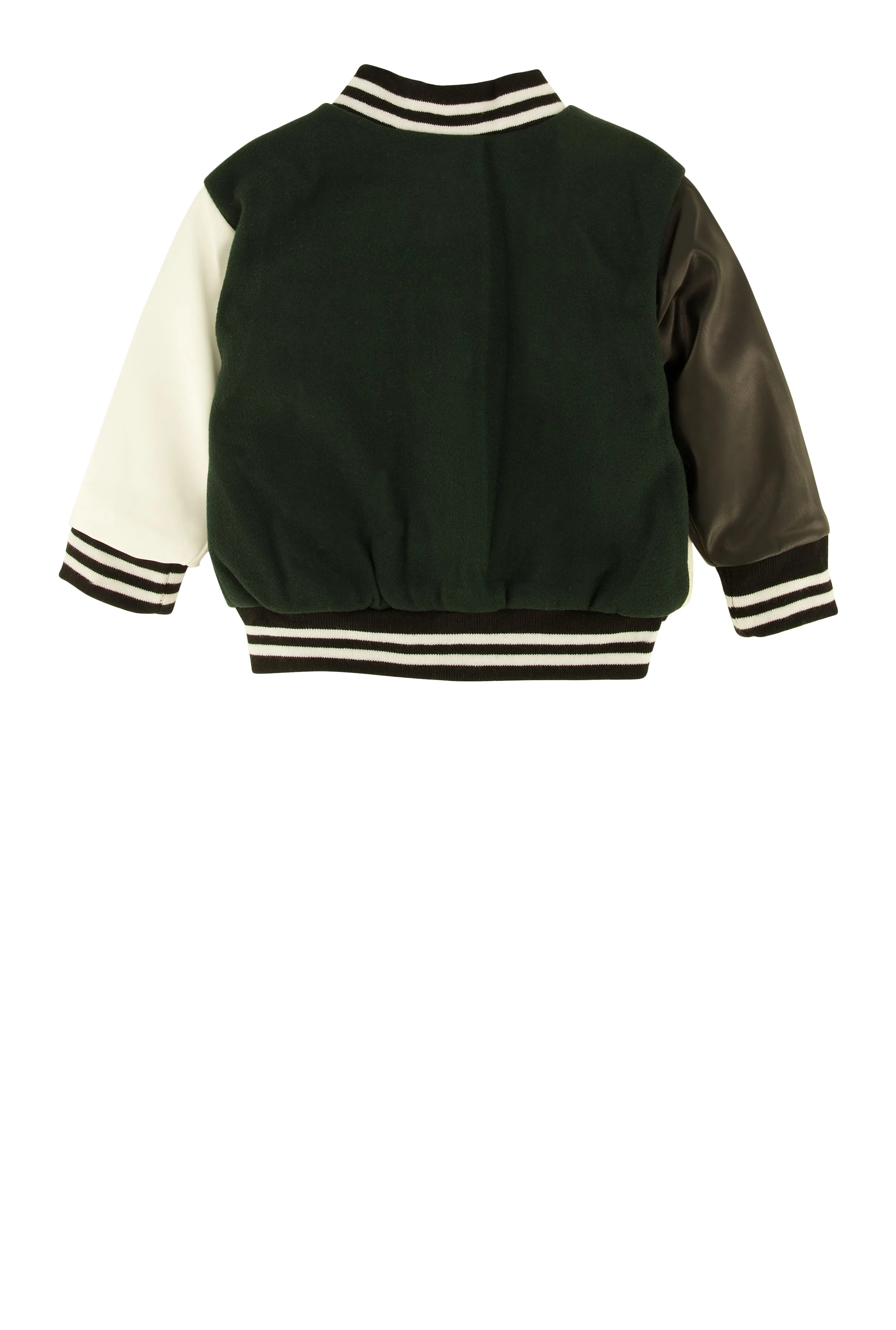 Baby Girls 12-24M From My Mama Chenille Graphic Varsity Jacket