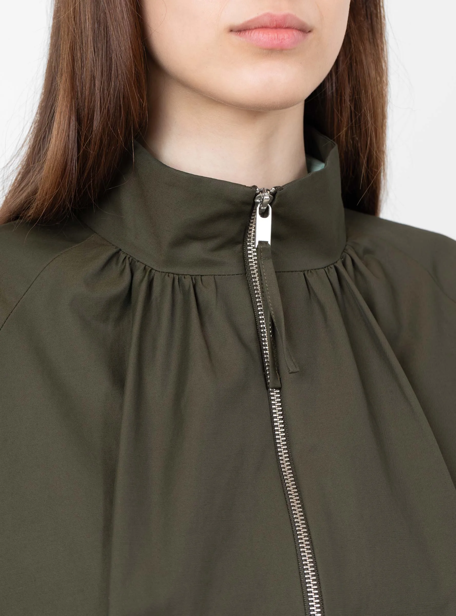 Balloon Jacket Forest Green
