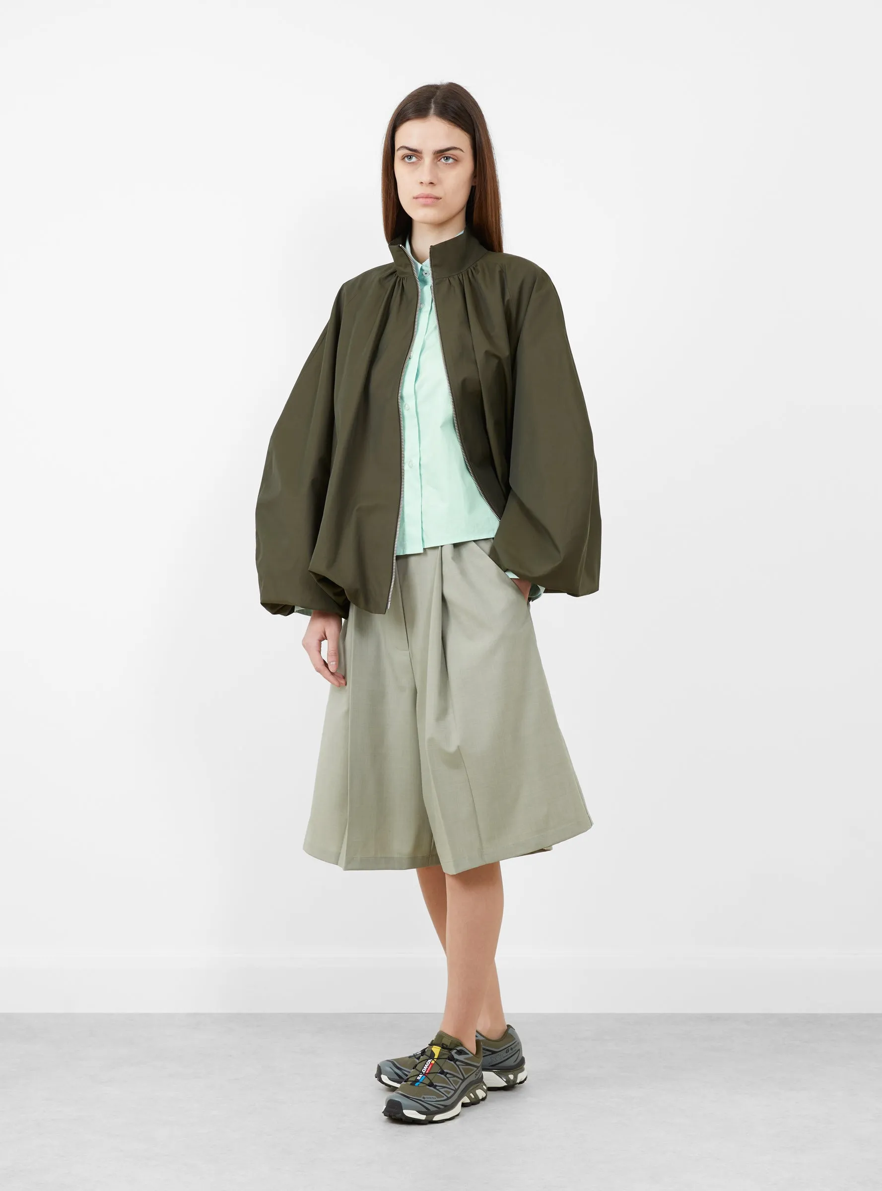 Balloon Jacket Forest Green