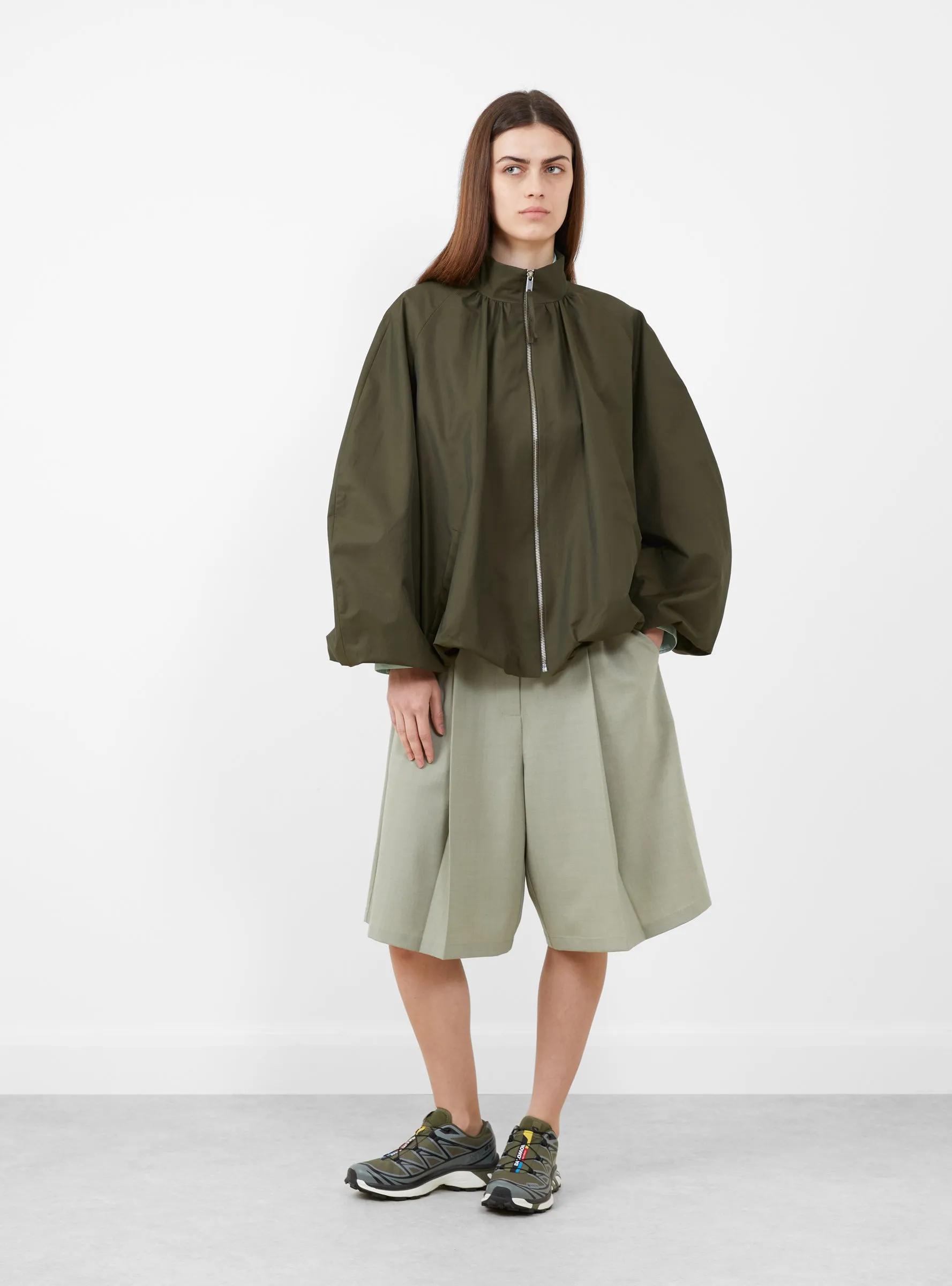 Balloon Jacket Forest Green