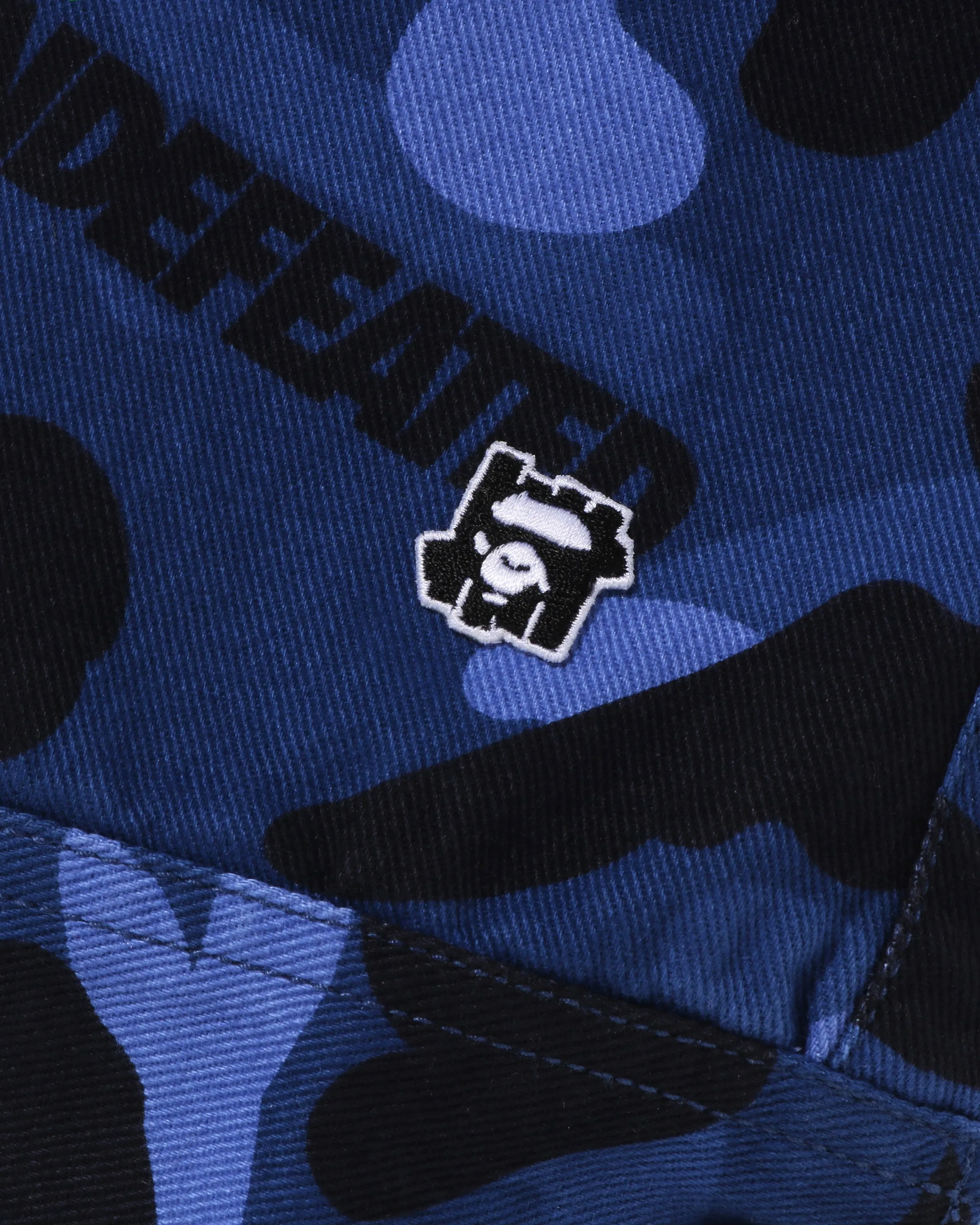 BAPE X UNDEFEATED COLOR CAMO FLANNEL JACKET - NAVY