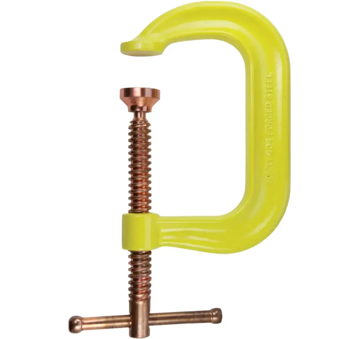 Bessey CDF406CHV Drop Forged 6" Capacity x 4 1/8" Throat Depth, High Visibility