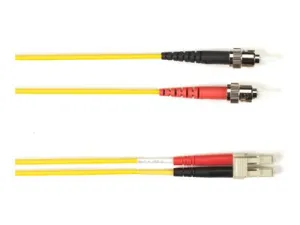 Black Box - Patch cable - SC single-mode (M) to SC single-mode (M) - 7.01 m - fiber optic - 9 / 125 micron - halogen-free - yellow FOLZHSM-SCSC-YL-23