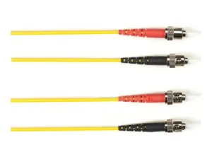 Black Box - Patch cable - ST multi-mode (M) to ST multi-mode (M) - 1.22 m - fiber optic - 62.5 / 125 micron - OM1 - halogen-free FOLZH62-STST-WH-4