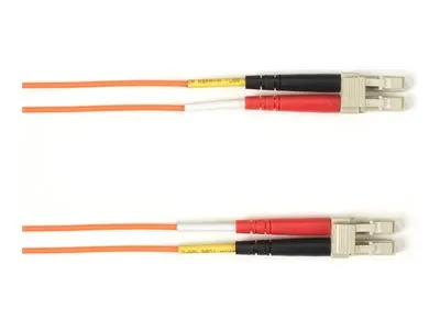 Black Box - Patch cable - TAA Compliant - LC multi-mode (M) to LC multi-mode (M) - 14.9 m - fiber optic - duplex - 50 / 125 micron FOLZH10-LCLC-OR-49