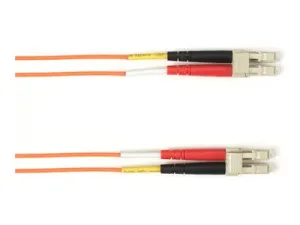Black Box - Patch cable - TAA Compliant - LC multi-mode (M) to LC multi-mode (M) - 14.9 m - fiber optic - duplex - 50 / 125 micron FOLZH10-LCLC-OR-49