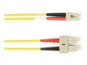 Black Box - Patch cable - TAA Compliant - SC multi-mode (M) to LC multi-mode (M) - 1.21 m - fiber optic - 50 / 125 micron - OM4 FOLZHM4-SCLC-YL-4