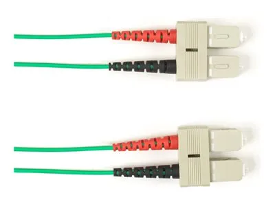 Black Box - Patch cable - TAA Compliant - SC multi-mode (M) to SC multi-mode (M) - 14.9 m - fiber optic - duplex - 50 / 125 micron FOLZH10-SCSC-GN-49