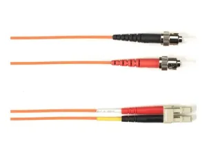 Black Box - Patch cable - TAA Compliant - ST multi-mode (M) to LC multi-mode (M) - 5.18 m - fiber optic - 50 / 125 micron - OM2 FOLZH50-STLC-GN-17
