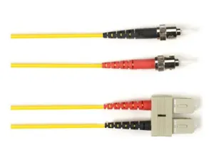 Black Box - Patch cable - TAA Compliant - ST multi-mode (M) to SC multi-mode (M) - 0.914 m - fiber optic - duplex - 62.5 / 125 FOLZH62-STSC-YL-3
