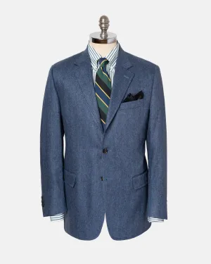 BLUE HERRINGBONE SPORT COAT - MTO