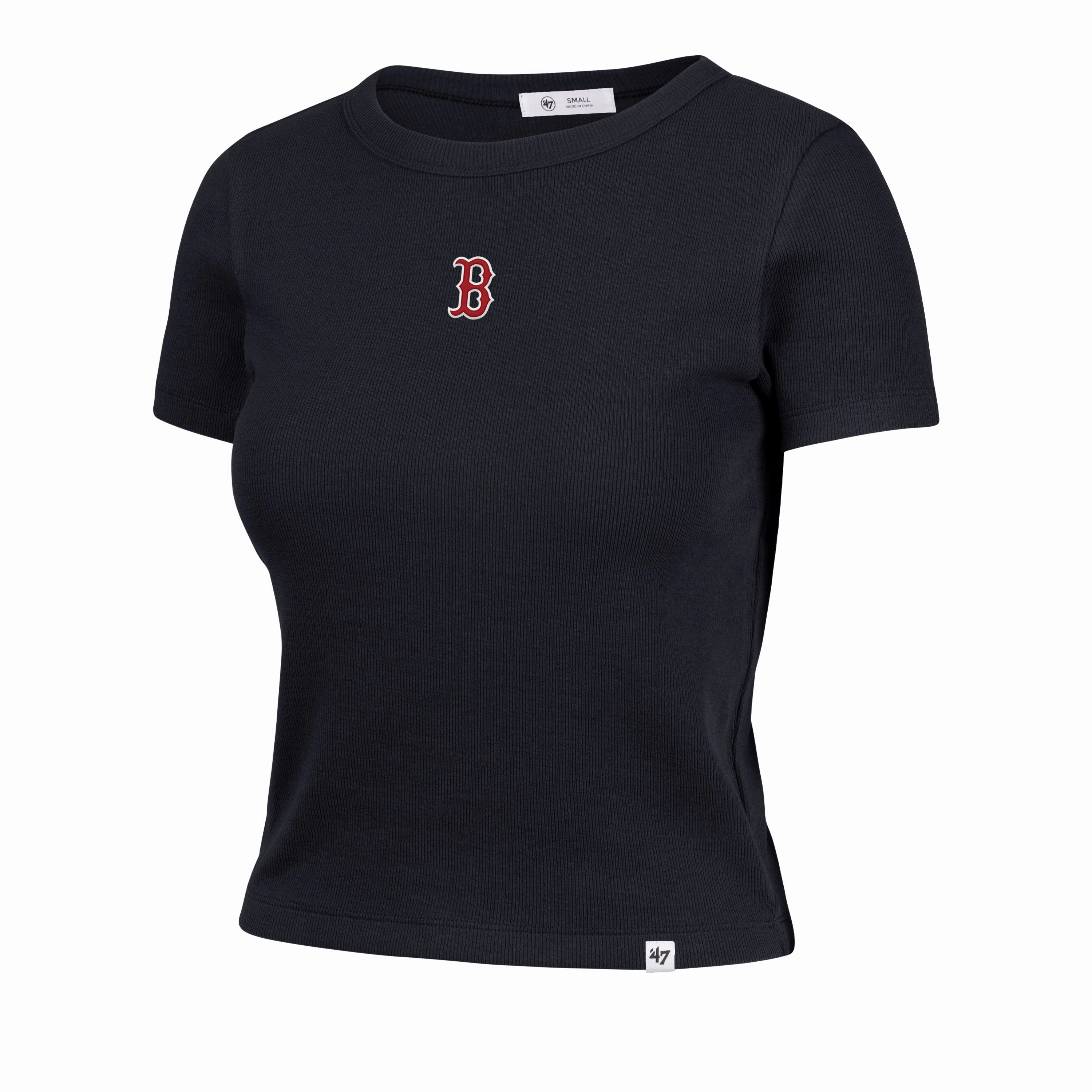 BOSTON RED SOX MICRO EMB '47 BABY RIB TEE WOMENS