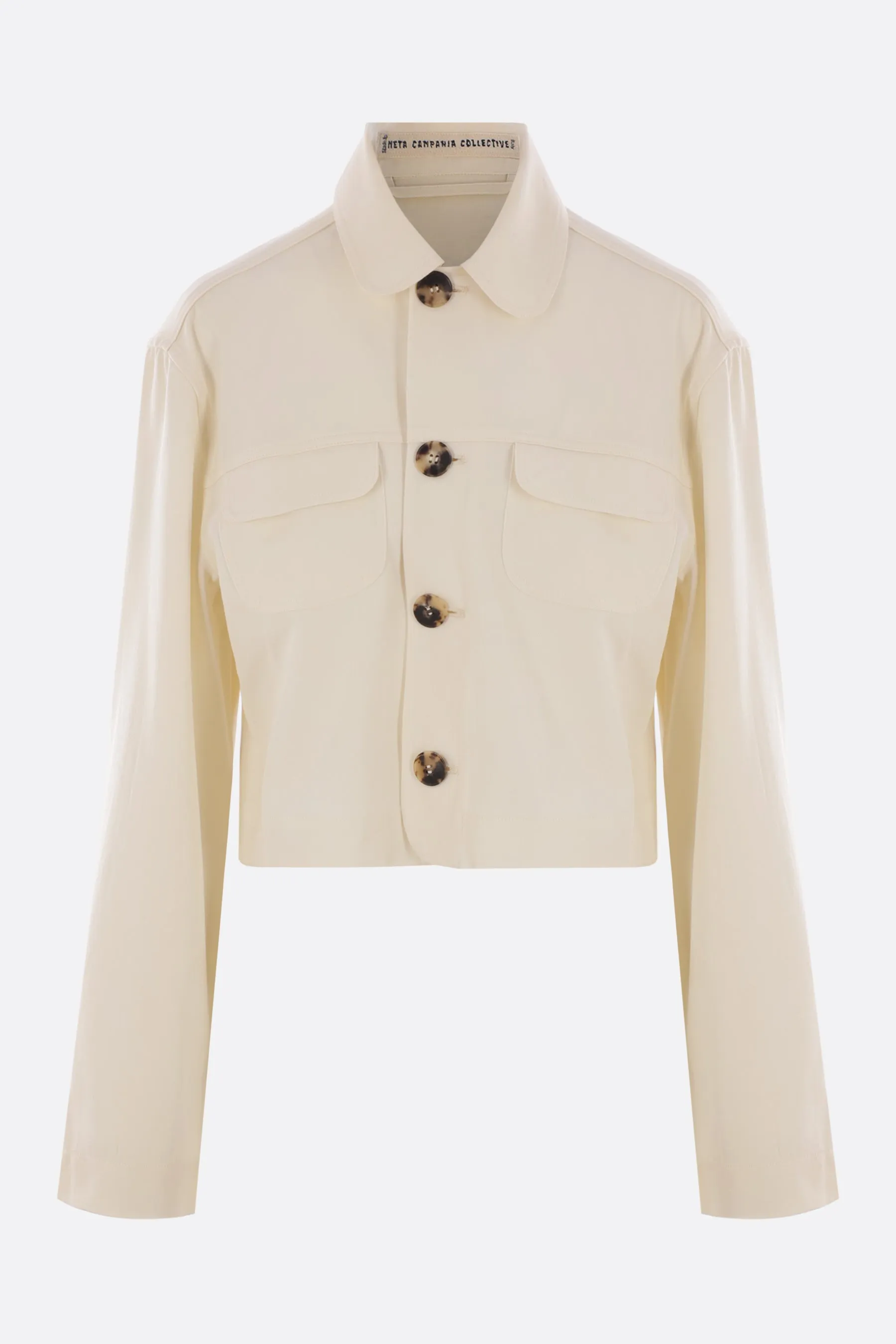 Camille cropped jacket in twill