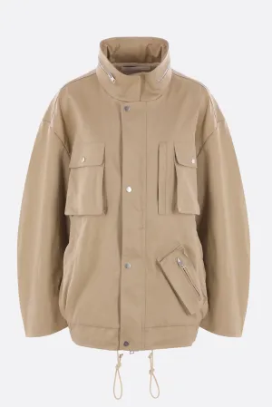 Carico oversize jacket in twill