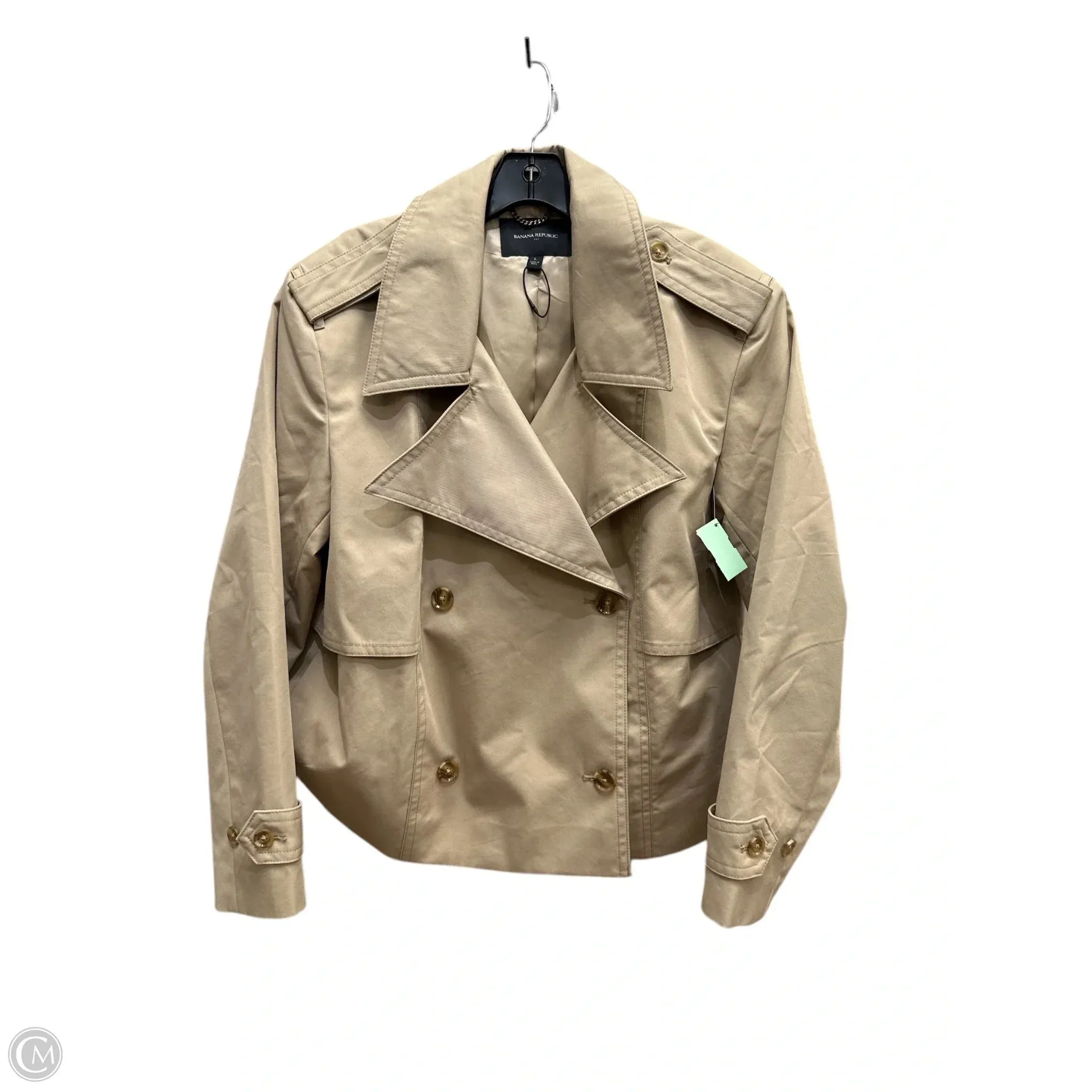 Coat Other By Banana Republic In Tan, Size: L
