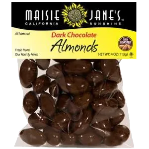 Dark Chocolate Almonds - 4 oz