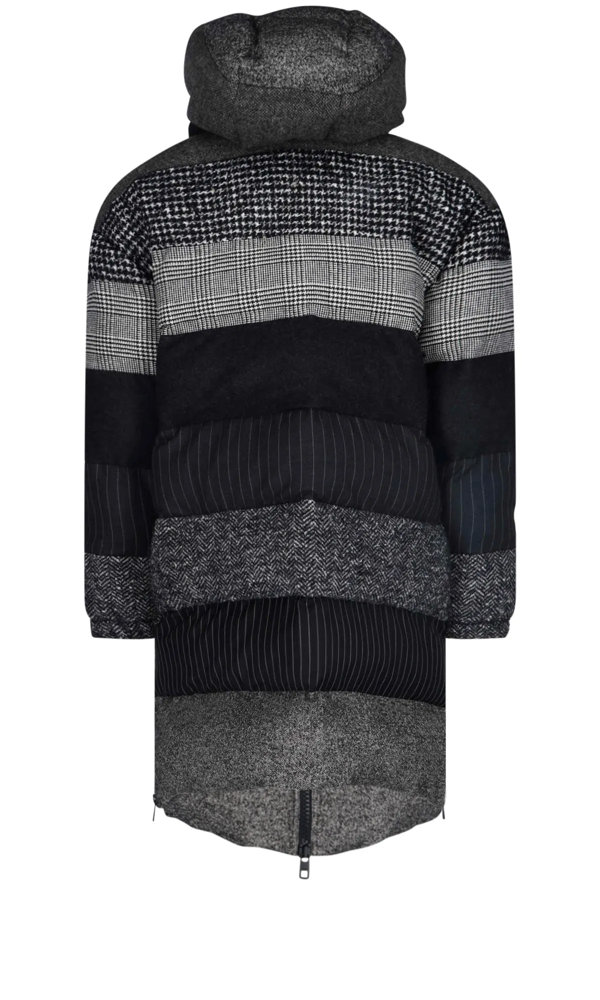 Dolce & Gabbana Panelled Puffer Coat