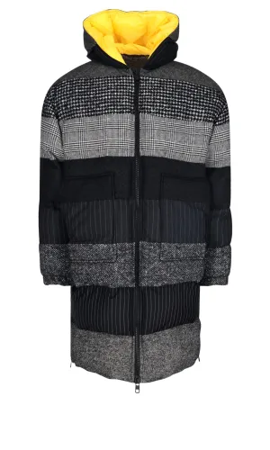 Dolce & Gabbana Panelled Puffer Coat