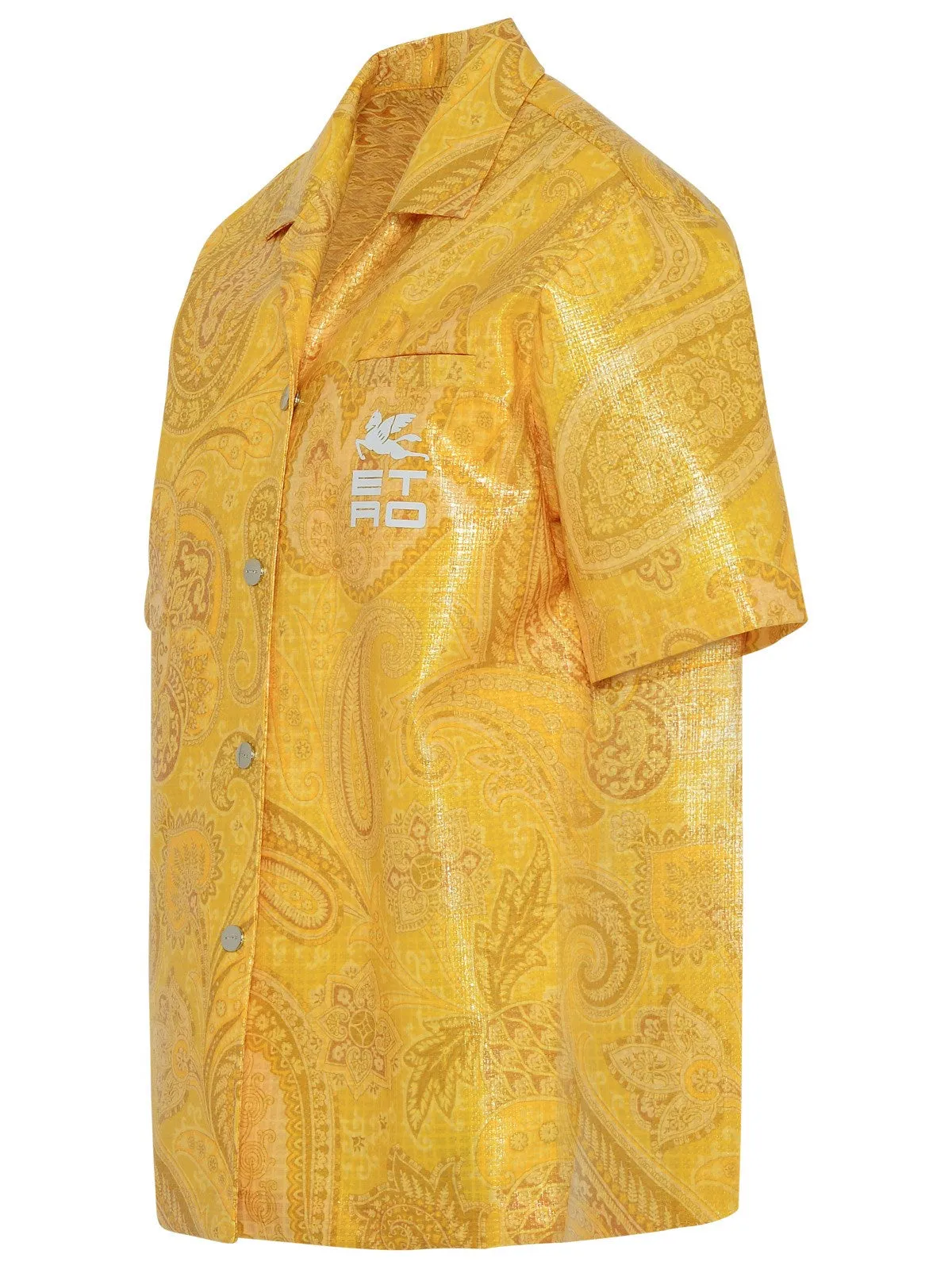 ETRO Paisley Print Short Sleeved Shirt Jacket