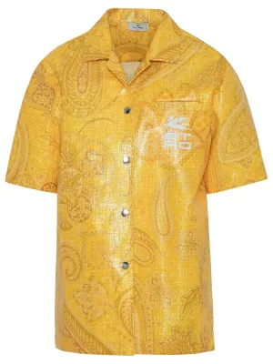 ETRO Paisley Print Short Sleeved Shirt Jacket