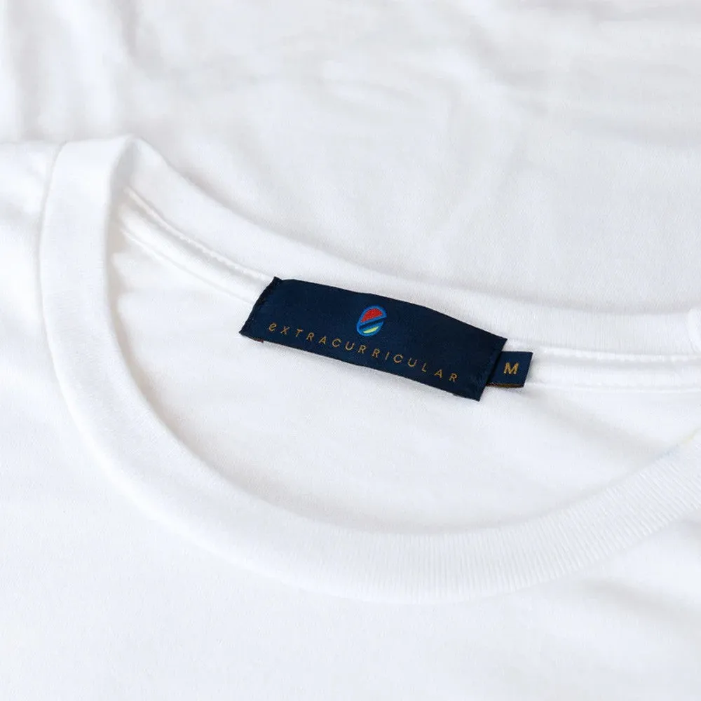 Extra Curricular Bisou Golf T-Shirt Bright White - FA24 Men
