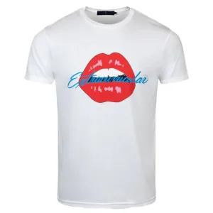 Extra Curricular Bisou Golf T-Shirt Bright White - FA24 Men