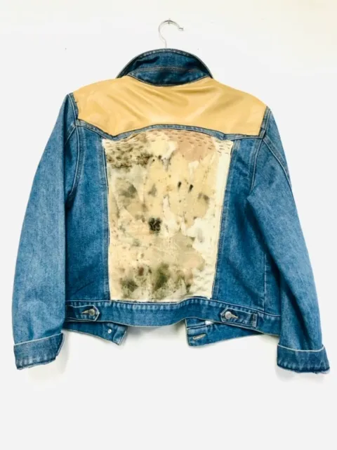 Gold and Butter Denim Jacket