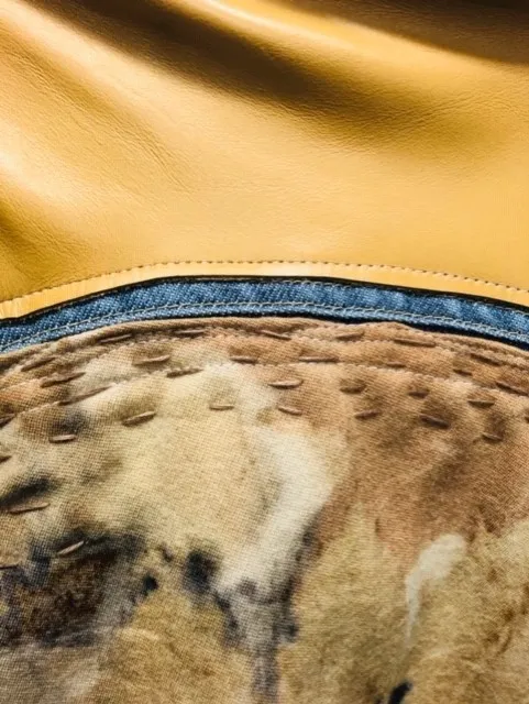Gold and Butter Denim Jacket