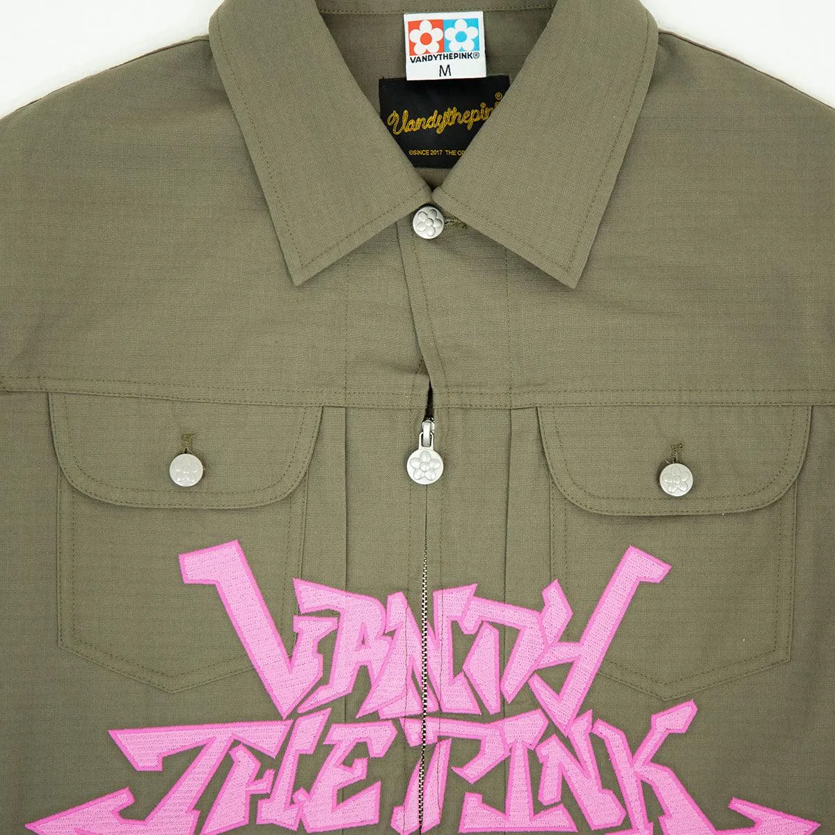 Graffiti Rip Stop Jacket 'Khaki'