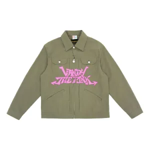 Graffiti Rip Stop Jacket 'Khaki'