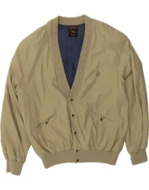 IL GRANCHIO Mens Bomber Jacket UK 40 Large Grey