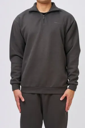 INSPORT MENS DENVERTECH QUARTER ZIP TOP ASH