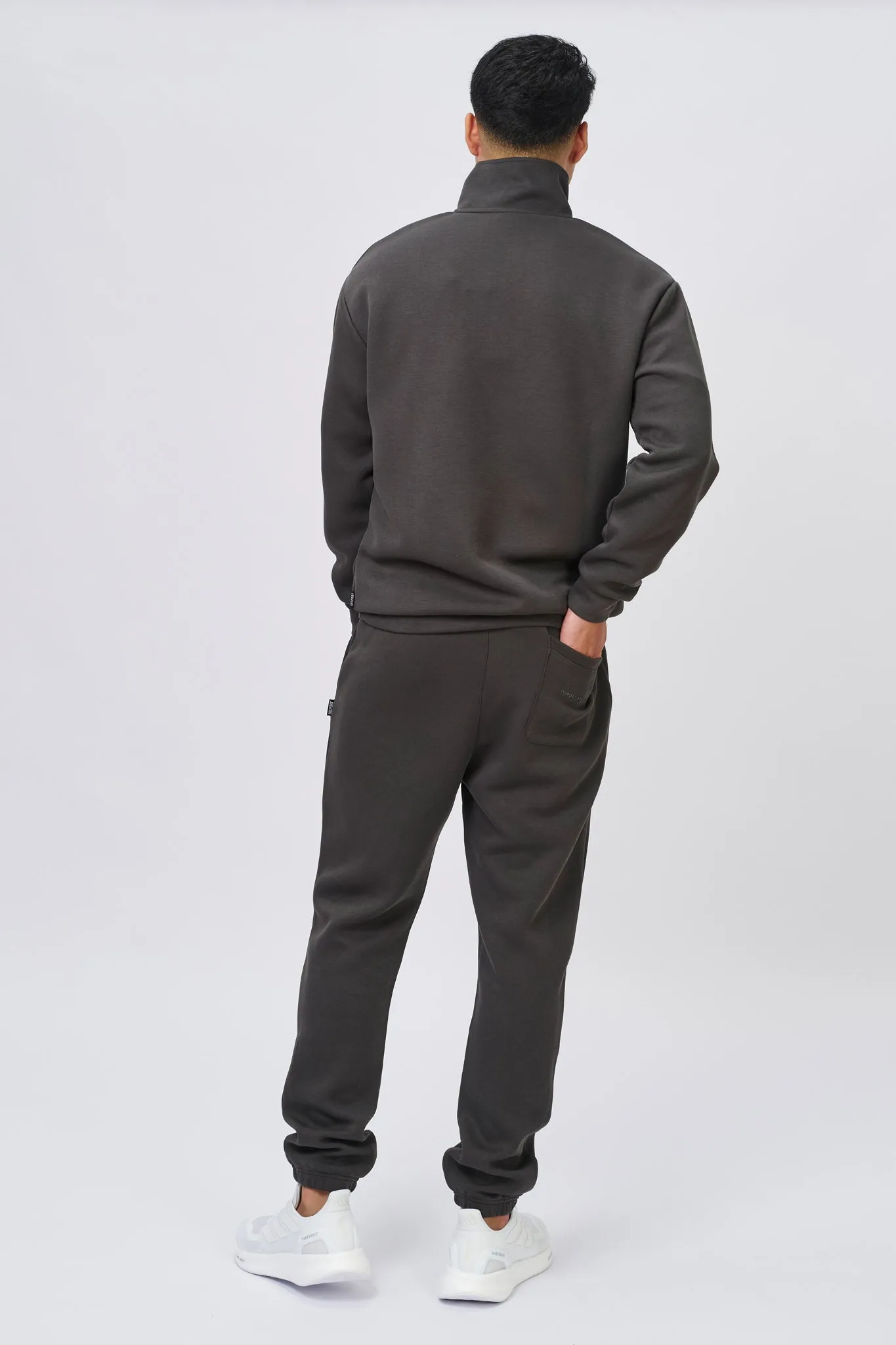 INSPORT MENS DENVERTECH QUARTER ZIP TOP ASH