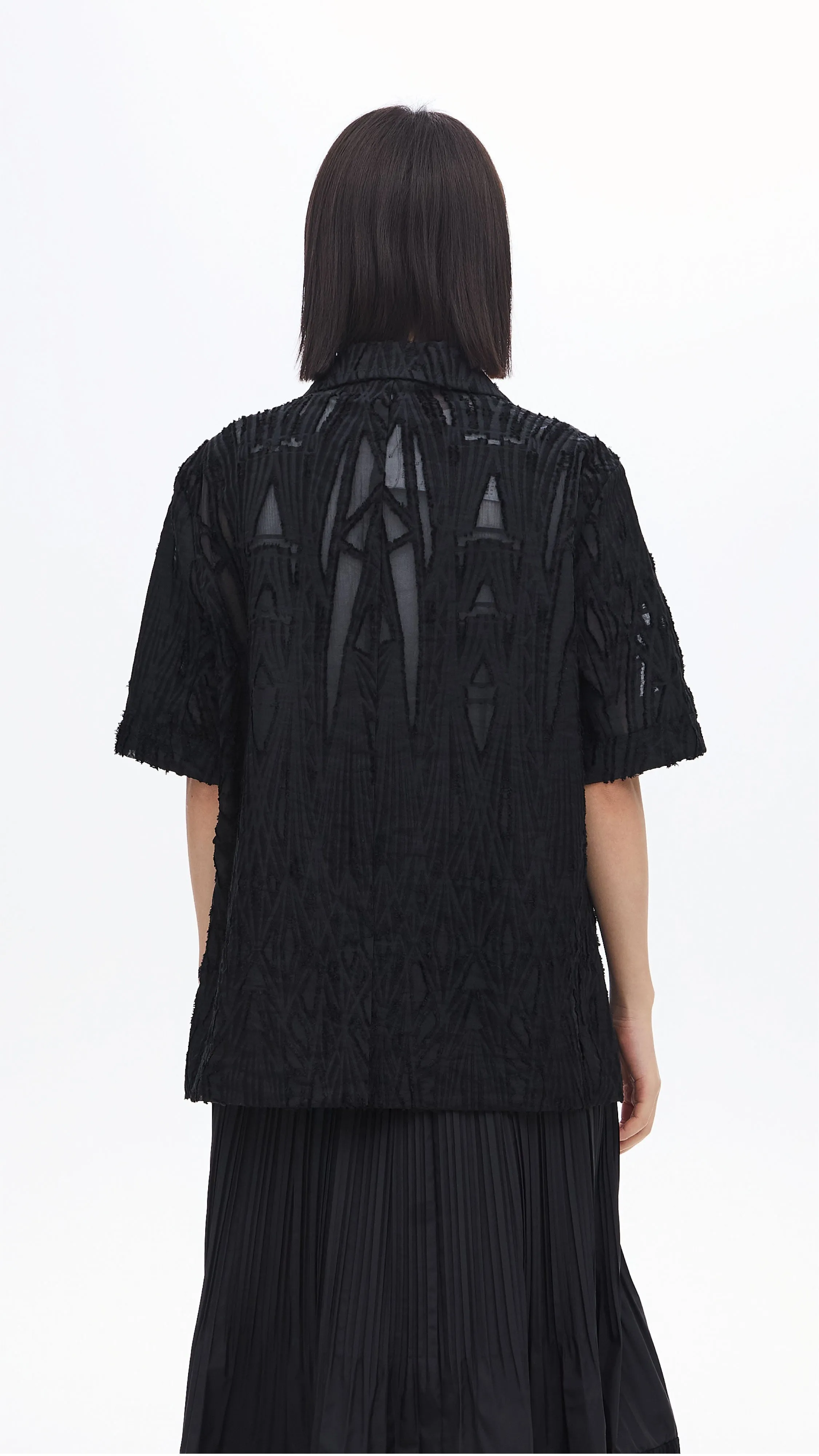 Jacquard Pattern Blazer