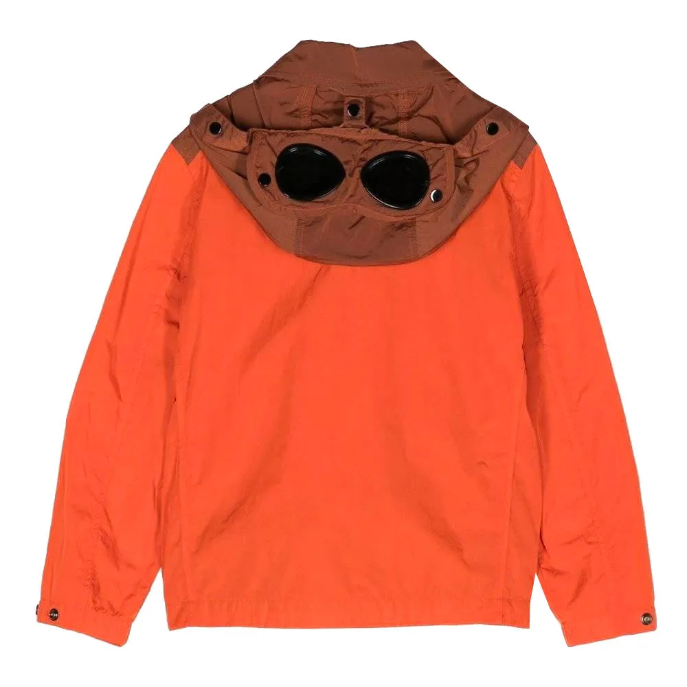 Kids CP Company Orange Chrome Goggle Jacket