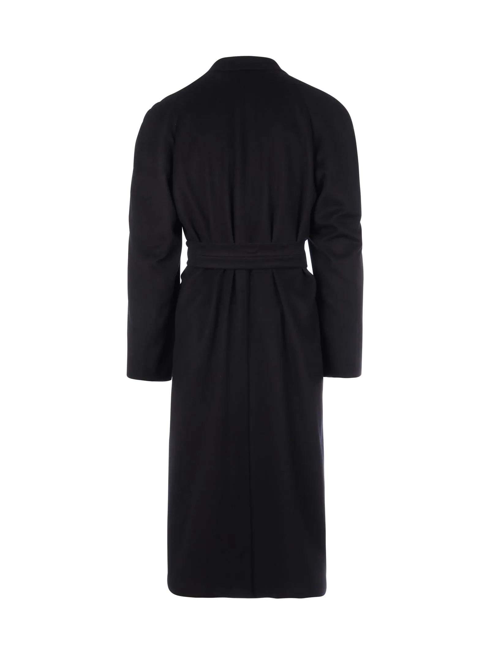 Kiton Belted Buttoned Coat