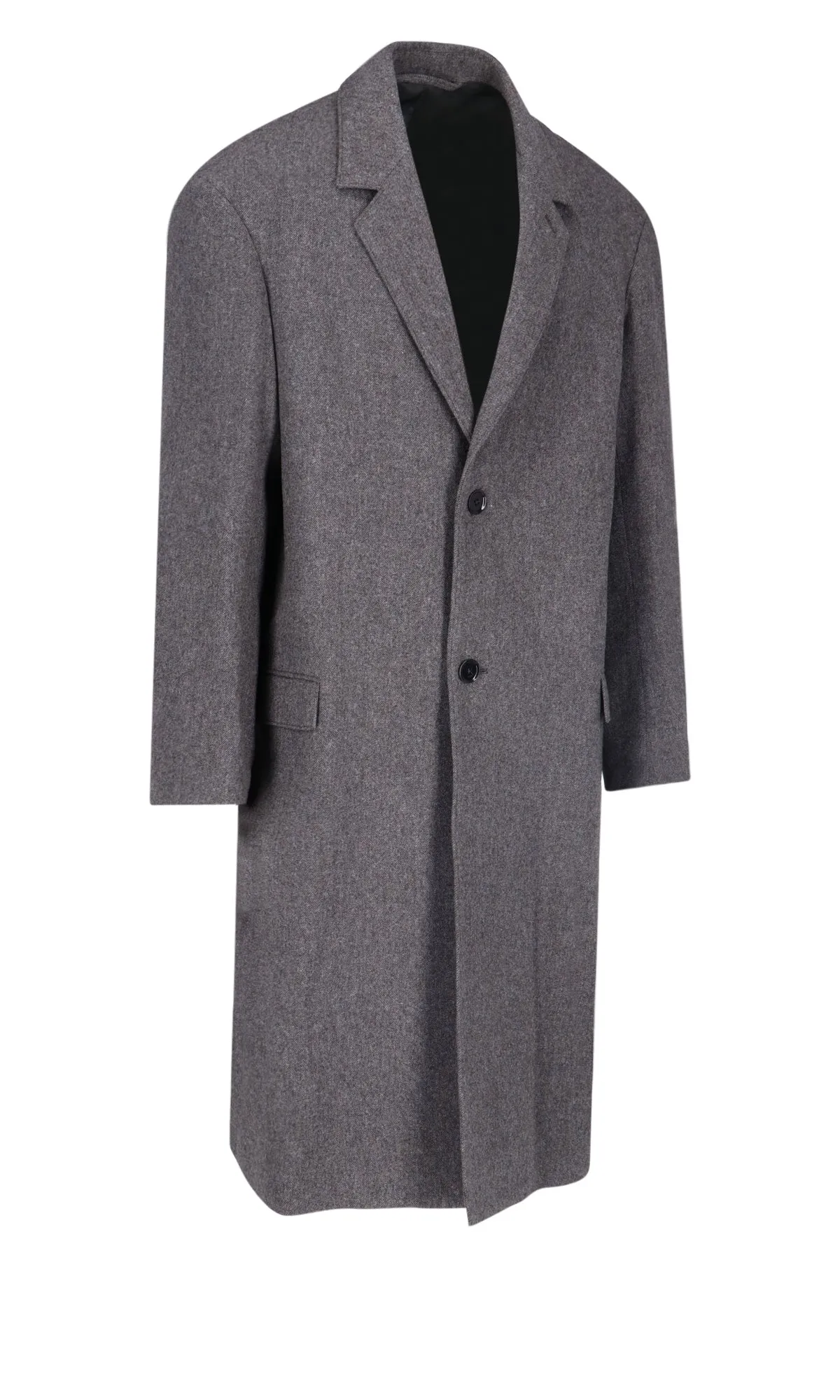 Lemaire Oversized Straight Hem Felted Coat